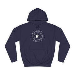 Faith & Gratitude Dove Hoodie – Christian Inspirational Sweatshirt – Peace, Love & Kindness Apparel