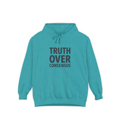 Truth Over Consensus Hoodie – Political Free Speech Conservative Apparel