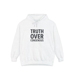 Truth Over Consensus Hoodie – Political Free Speech Conservative Apparel