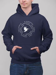 Faith & Gratitude Dove Hoodie – Christian Inspirational Sweatshirt – Peace, Love & Kindness Apparel
