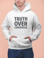 Truth Over Consensus Hoodie – Political Free Speech Conservative Apparel