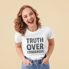 Truth Over Consensus Shirt – Political Free Speech Conservative Tee, Bold Statement T-Shirt