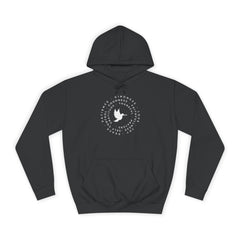 Faith & Gratitude Dove Hoodie – Christian Inspirational Sweatshirt – Peace, Love & Kindness Apparel
