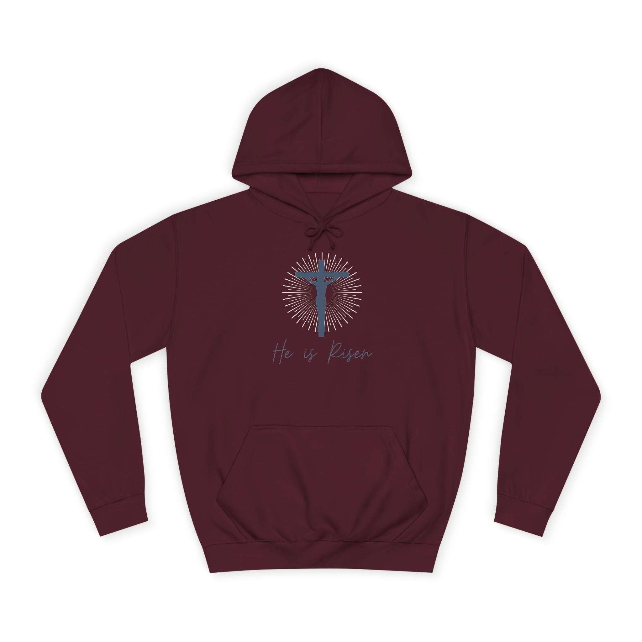 He is Risen Hoodie – Christian Easter Resurrection Sweatshirt | Inspirational Faith Apparel