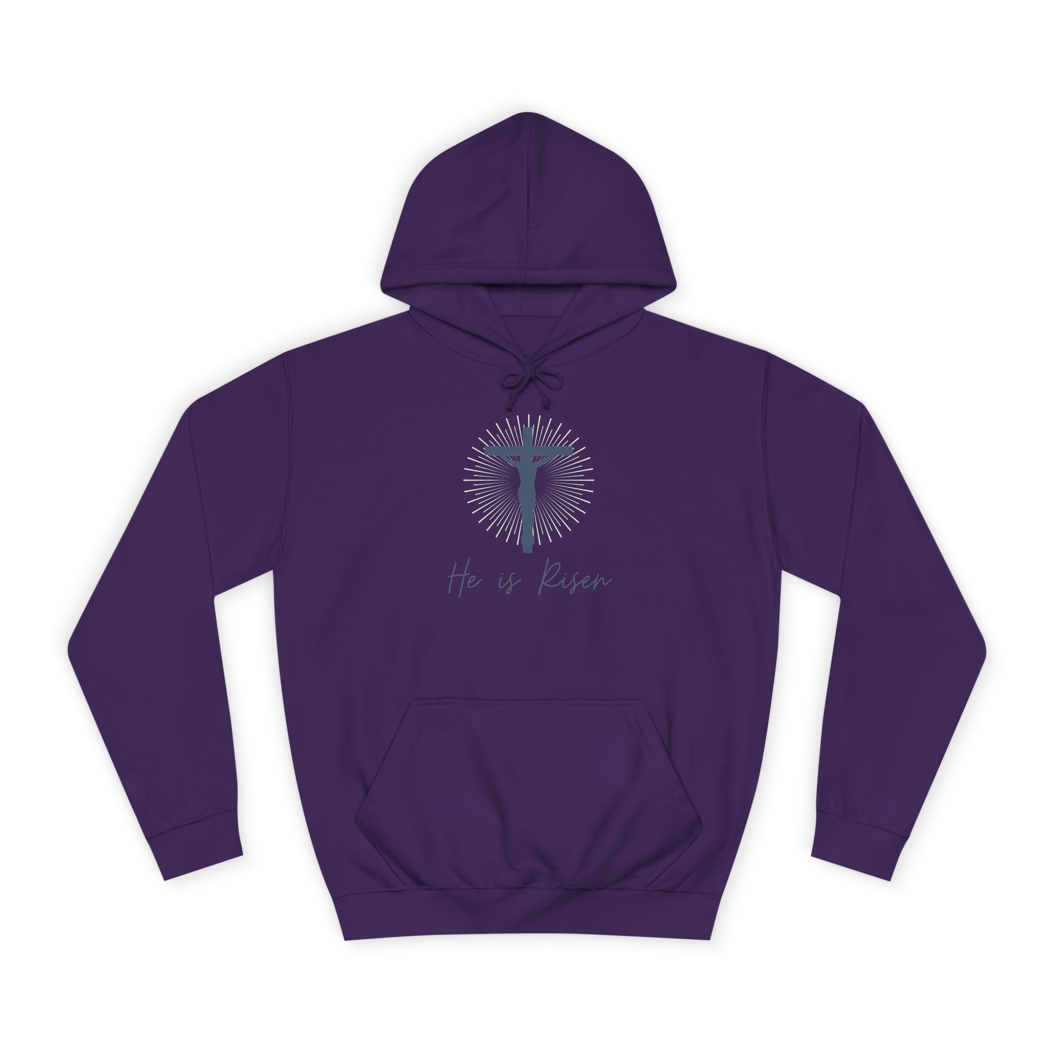 He is Risen Hoodie – Christian Easter Resurrection Sweatshirt | Inspirational Faith Apparel
