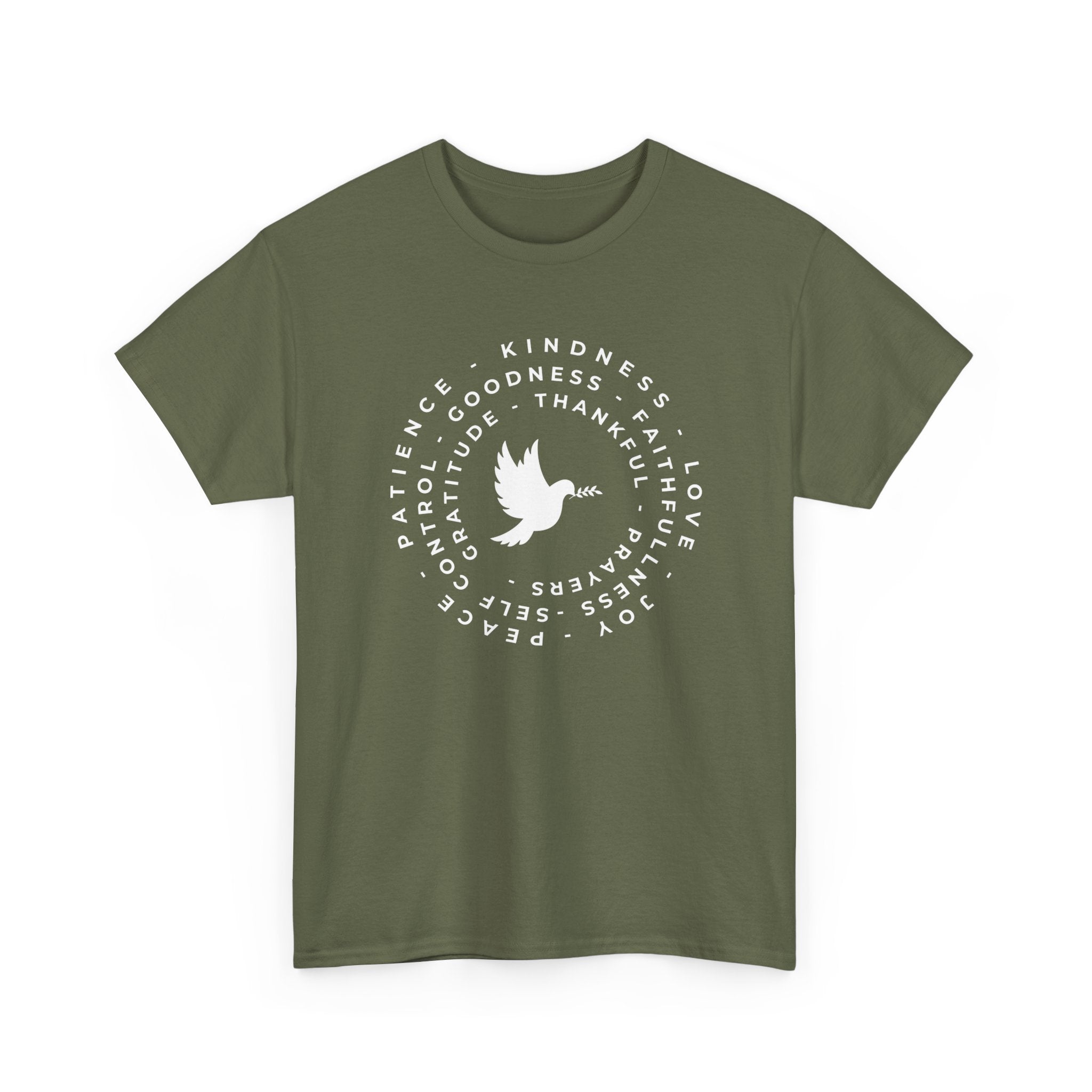 Faith & Gratitude Dove Shirt – Christian Inspirational T-Shirt – Kindness, Love & Peace Graphic Tee