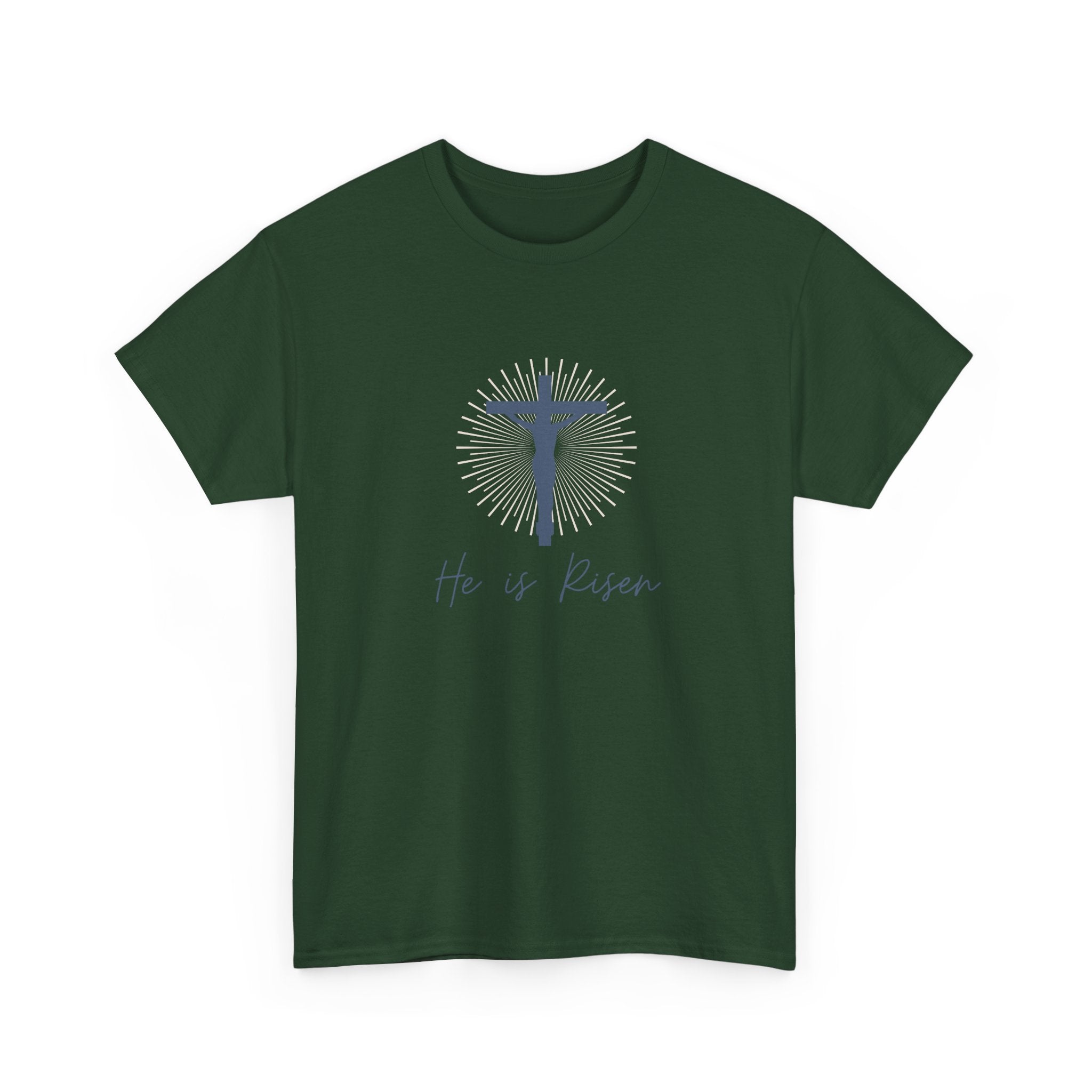 He is Risen T-Shirt – Christian Easter Resurrection Tee - Inspirational Faith Graphic Shirt
