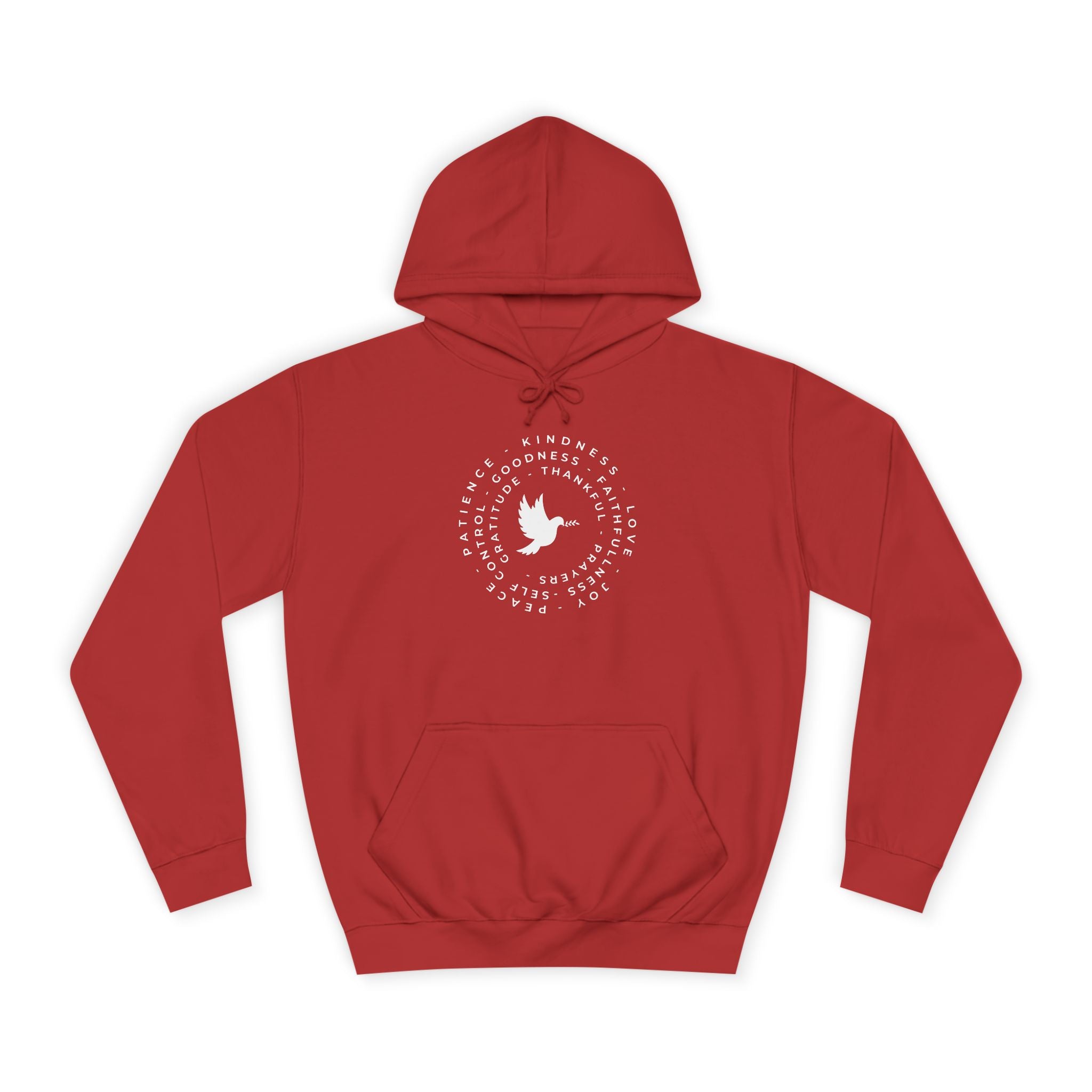 Faith & Gratitude Dove Hoodie – Christian Inspirational Sweatshirt – Peace, Love & Kindness Apparel