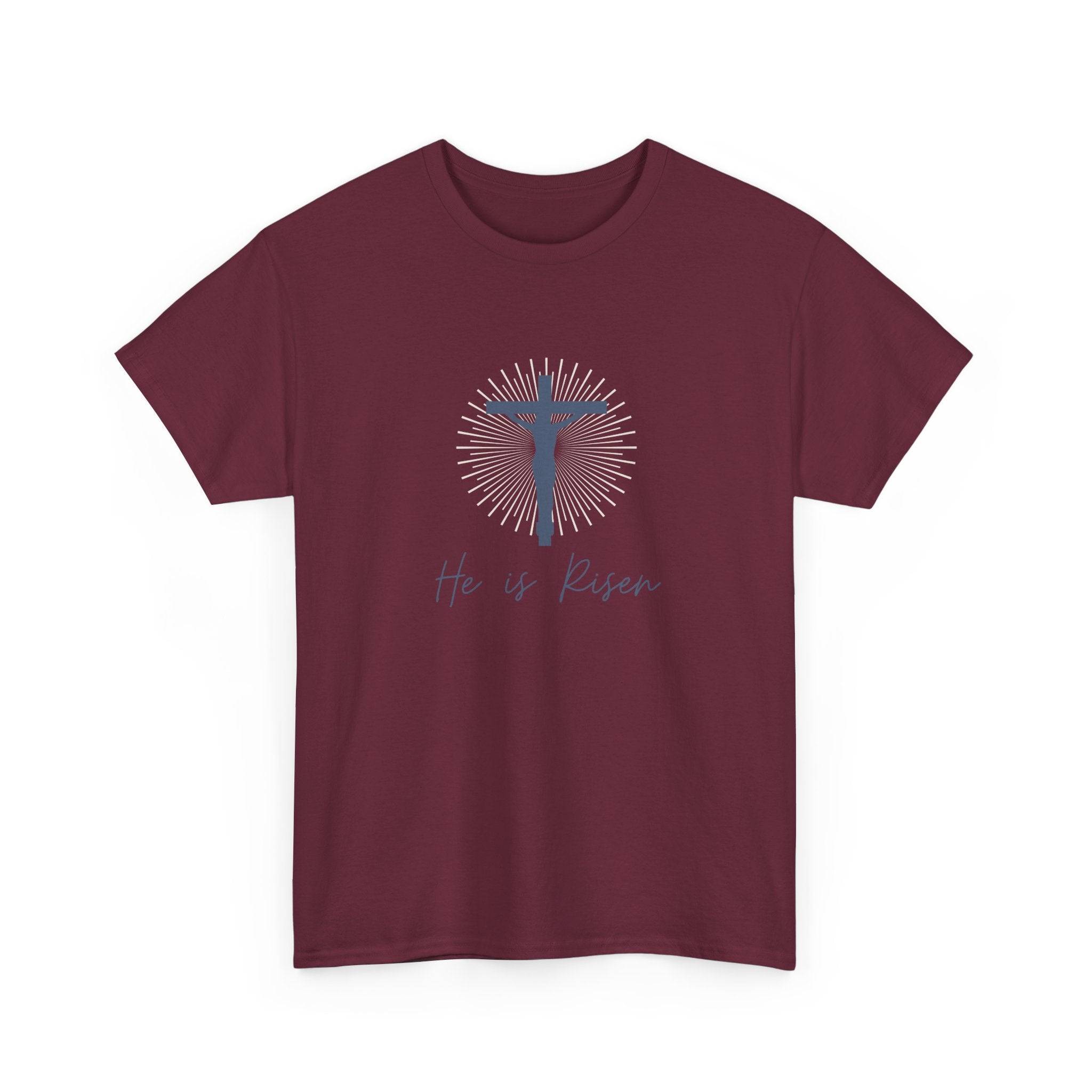 He is Risen T-Shirt – Christian Easter Resurrection Tee - Inspirational Faith Graphic Shirt