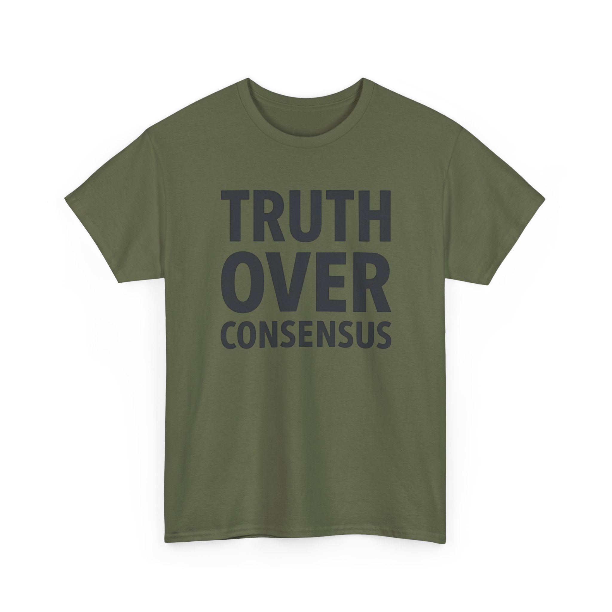 Truth Over Consensus Shirt – Political Free Speech Conservative Tee, Bold Statement T-Shirt