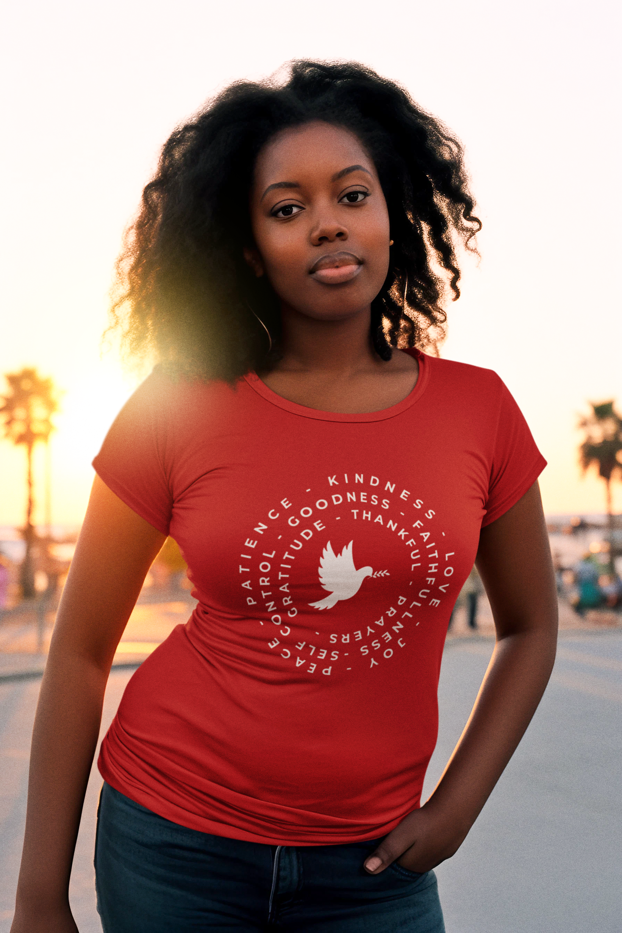 Faith & Gratitude Dove Shirt – Christian Inspirational T-Shirt – Kindness, Love & Peace Graphic Tee