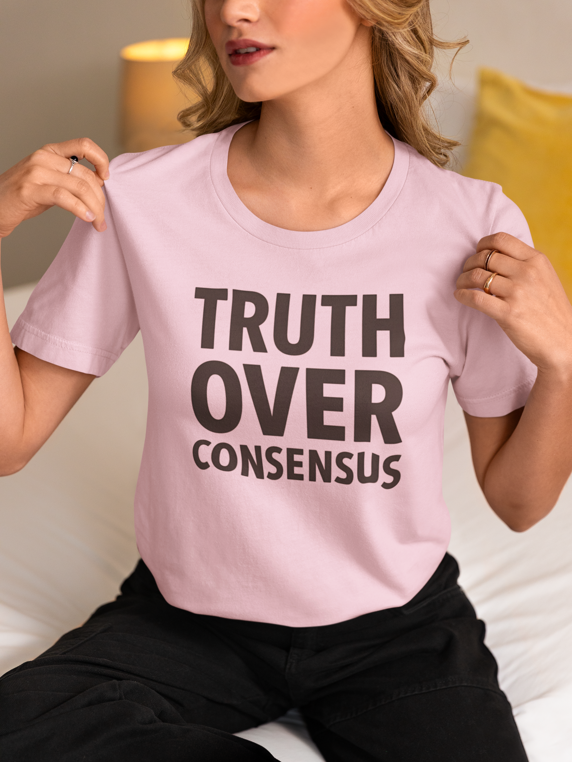 Truth Over Consensus Shirt – Political Free Speech Conservative Tee, Bold Statement T-Shirt