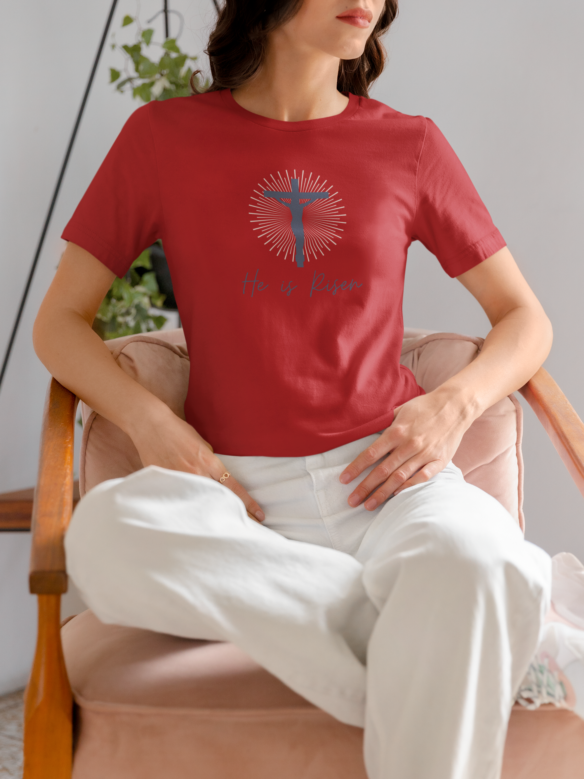 He is Risen T-Shirt – Christian Easter Resurrection Tee - Inspirational Faith Graphic Shirt