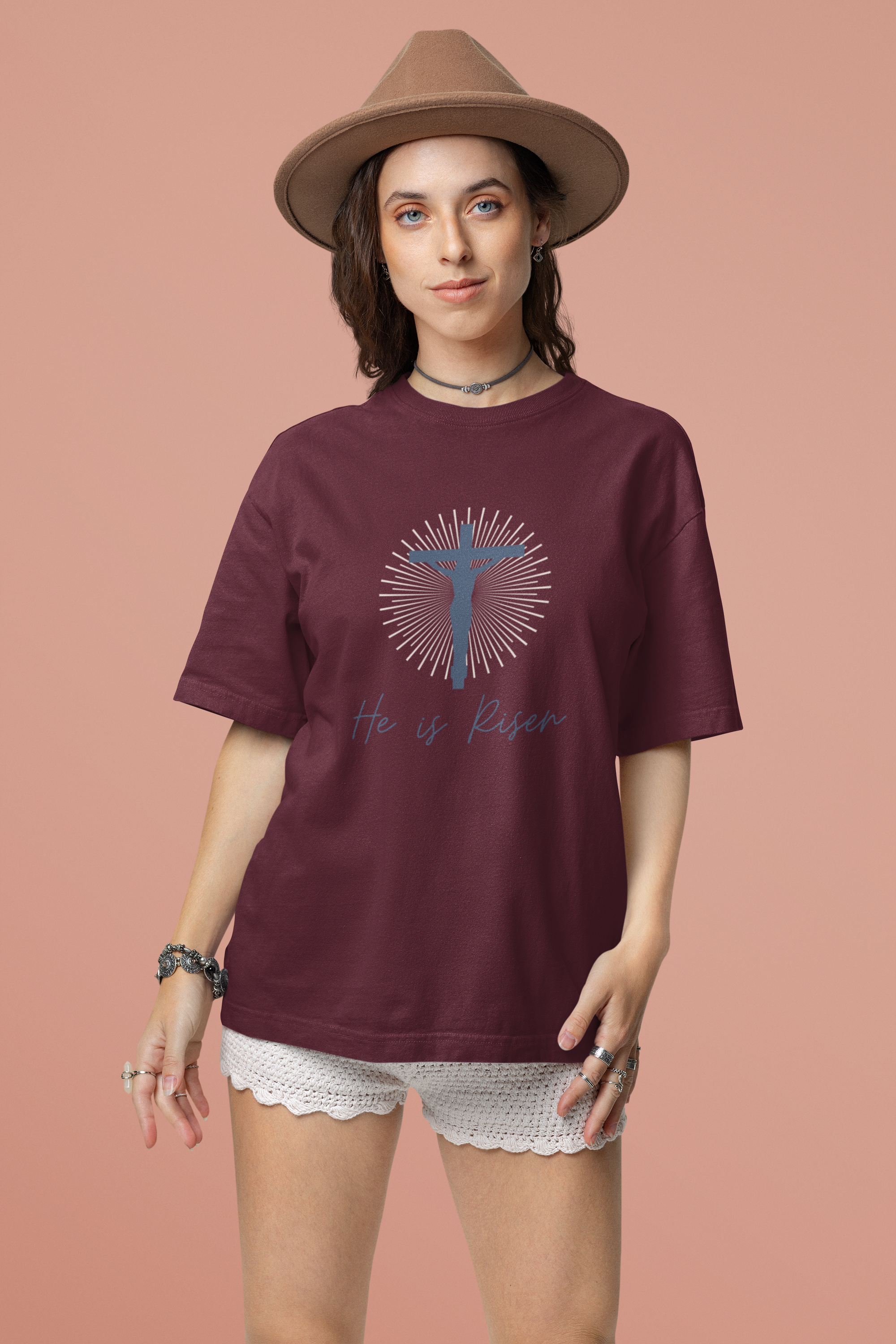 He is Risen T-Shirt – Christian Easter Resurrection Tee - Inspirational Faith Graphic Shirt