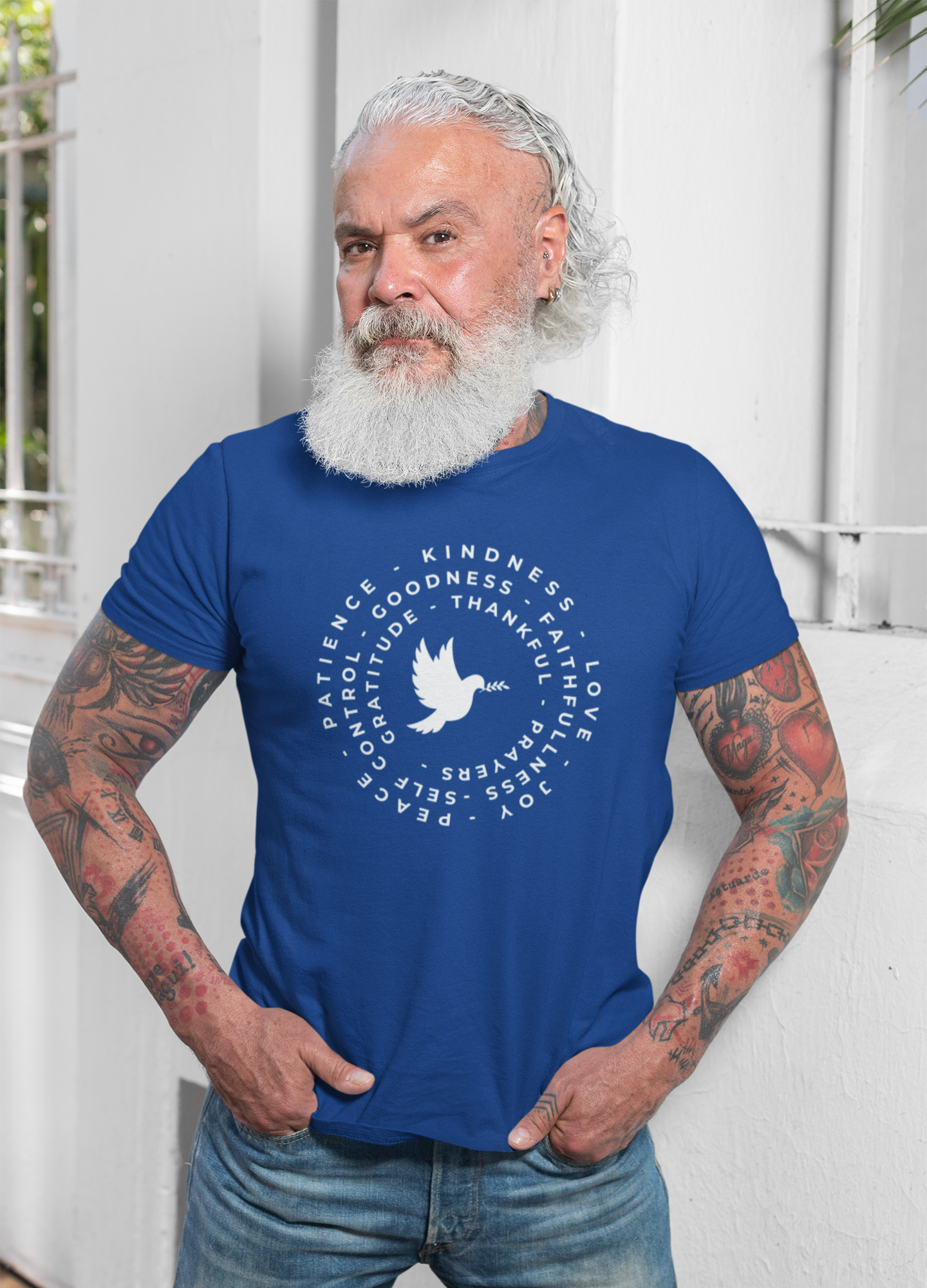 Faith & Gratitude Dove Shirt – Christian Inspirational T-Shirt – Kindness, Love & Peace Graphic Tee
