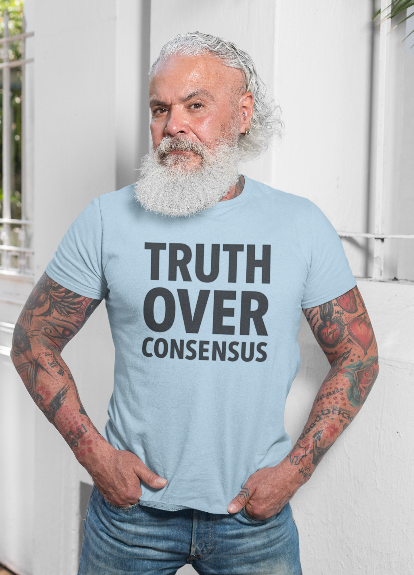 Truth Over Consensus Shirt – Political Free Speech Conservative Tee, Bold Statement T-Shirt